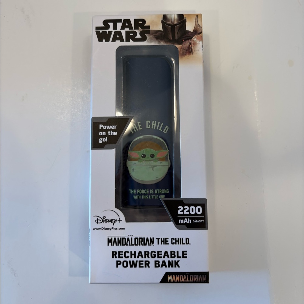 Disney Star Wars Mandalorian Rechargeable Power Bank - 2200 mAh